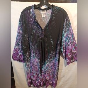 Serengeti Multicolor Patterned Dress 3x